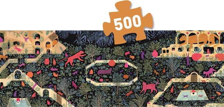 Actual product image Djeco Puzzle Gallery The kingdom of cats 500 Teile (500 pieces)
