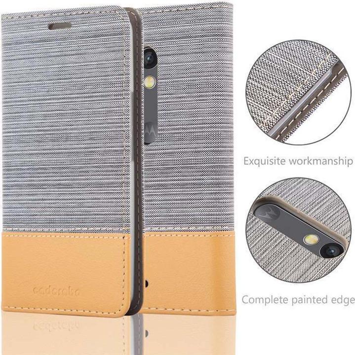 Productafbeelding Cadorabo Boek Jeans Optiek Cover (Motorola Moto X Play)