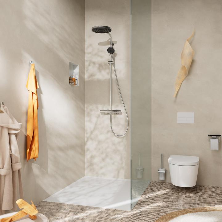 Image du produit hansgrohe Pulsify S Puro Système de douche 260, 1jet, Ecostat Fine, douchette à main 3jet, EcoSmar