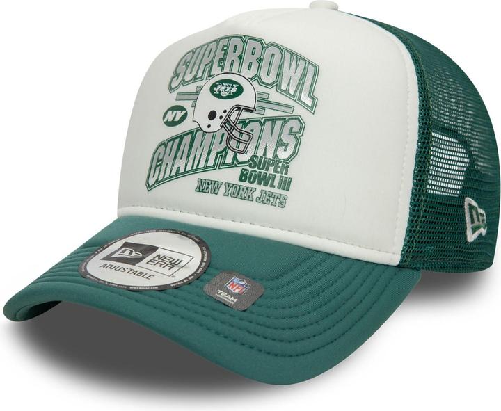 New Era A-Frame Mesh Trucker Cap Superbowl New York Jets