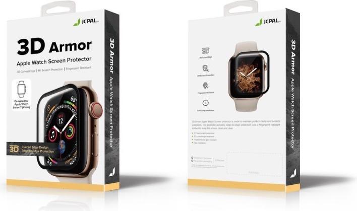 Produktbild JCPAL 3D Armor Apple Watch Screen Protector for Apple Watch Series 7-9th (45mm)