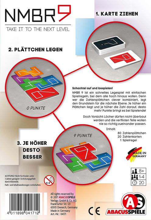 Produktbild Abacus Nmbr 9 (Deutsch)