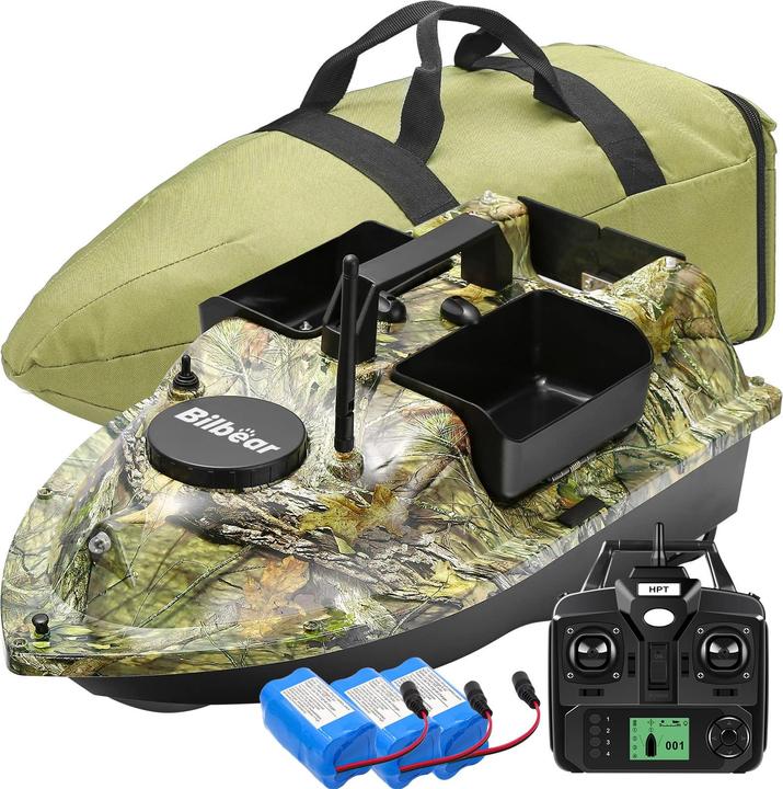 Produktbild Bilbear Futterboot mit GPS, Karpfenfischen, Camo