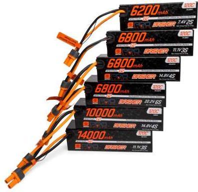 Actual product image AKKU Li-Po 2S 7.4V 6200mAh 120C G2 Smart Pro Basher IC5