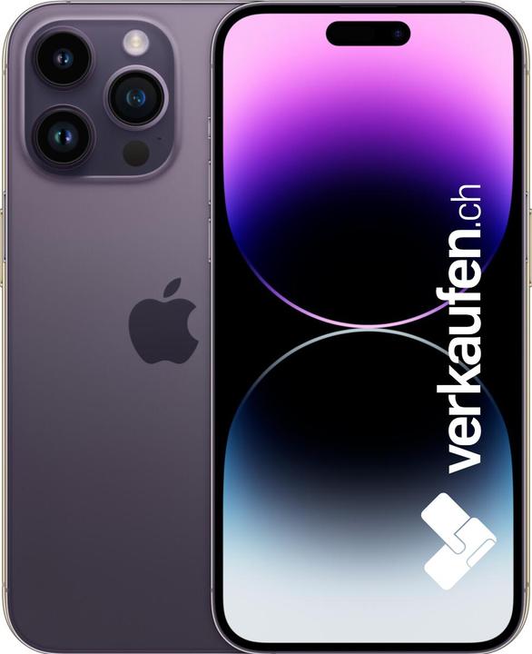 Image du produit verkaufen.ch iPhone 14 Pro Max (128 Go, Pourpre foncé, 6.70", 48 Mpx, SIM + eSIM, B / Très bon)
