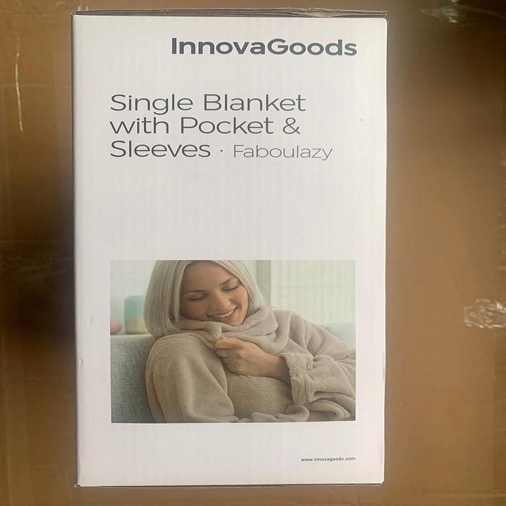 Produktbild InnovaGoods Individuelle Ärmeldecke mit Tasche Faboulazy (170 x 130 cm)