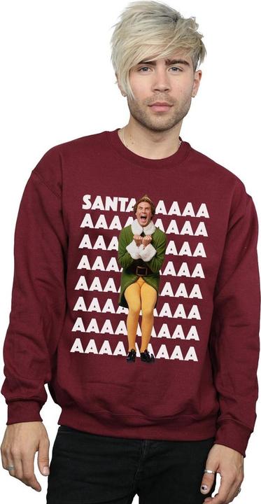 Immagine prodotto Elf Buddy Santa Scream Felpa Uomo (M)