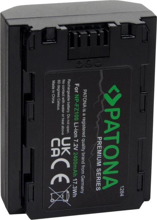 Immagine prodotto Patona Batteria Sony NP-FZ100 Premium (Accumulatore di carica elettrica)