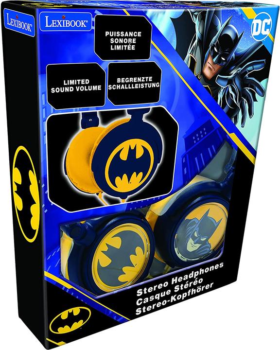 Produktbild Lexibook Batman - Kids Safe Stereo Headphones (HP015BAT)