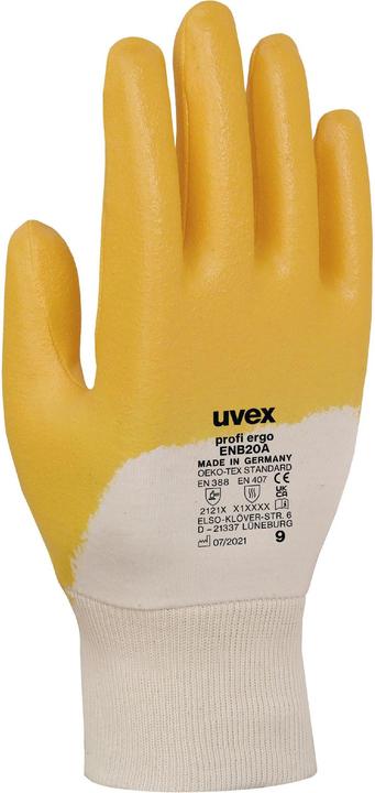 Image du produit Uvex Safety Gants de protection uvex profi ergo ENB20A (11)
