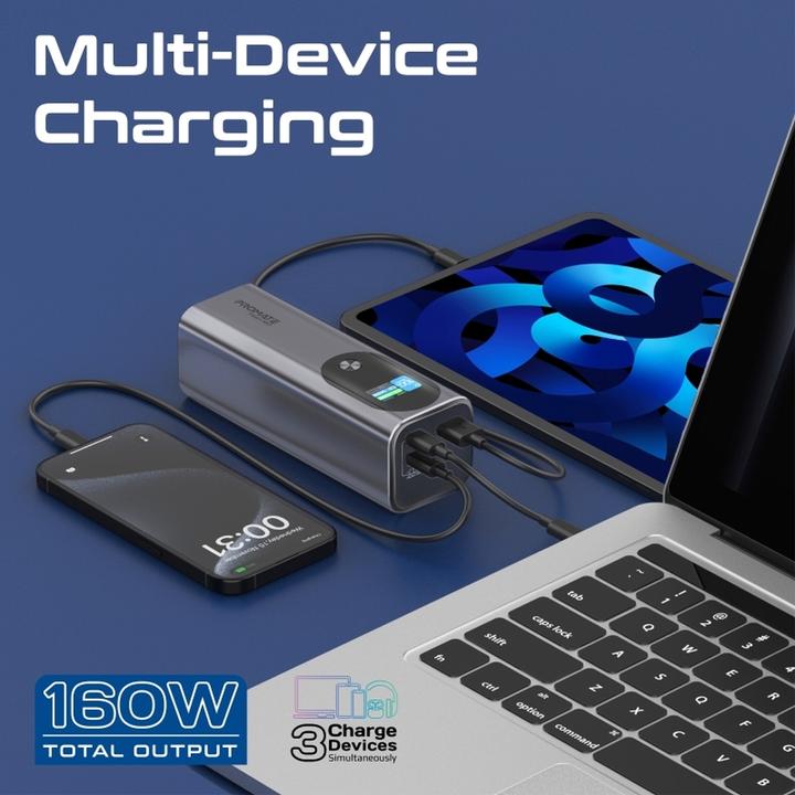 Produktbild ProMate Titan-160 Powerbank 27600mAh (27600 mAh, 160 W, 99.36 Wh)