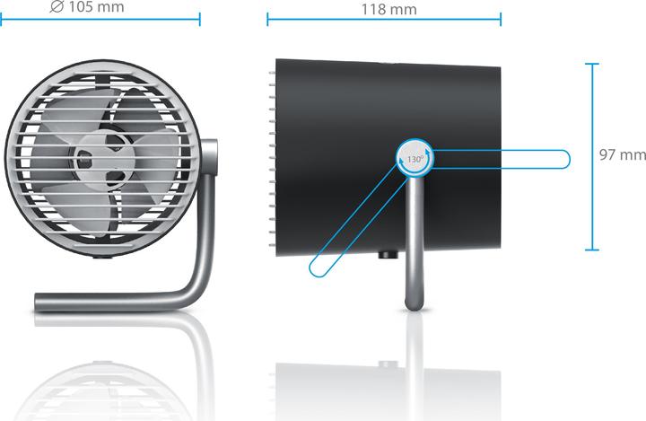Produktbild CSL Mini USB Ventilator (45 dB)