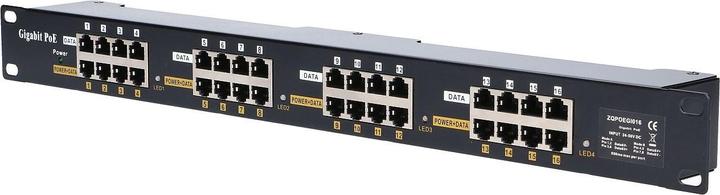 Actual product image Extralink EX.2008 PoE adapter Fast Ethernet, Gigabit Ethernet (802.3af (PoE))
