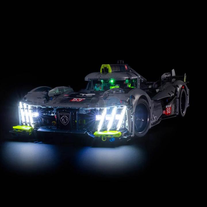 Actual product image Light my bricks LED Light Set for LEGO® 42156 PEUGEOT 9X8 24H Le Mans Hybrid Hypercar