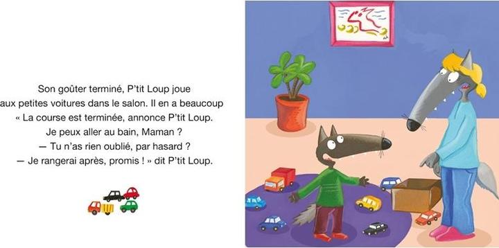 Immagine prodotto P'tit Loup ne veut pas ranger (Francese, Lallemand Orianne, Thuillier Eléonore, 2019)