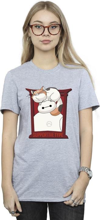 Immagine prodotto Disney Big Hero 6 Baymax Frame Support Maglietta Ampia Donna (S)