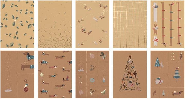 Produktbild Folia Designpapier Magic Christmas A4, 115/270 g/m², 20 Blatt (270 g/m², 1 x)