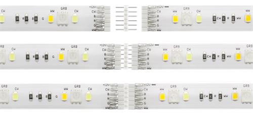Actual product image Deltaco LED strip, 3 meter, RGB, 2700K-6500K, white (Multicoloured, 300 cm, Indoor, Outdoor)