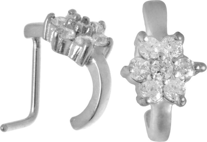 Bijouteria Nasenpiercing (Chirurgenstahl 316L, Kristall)