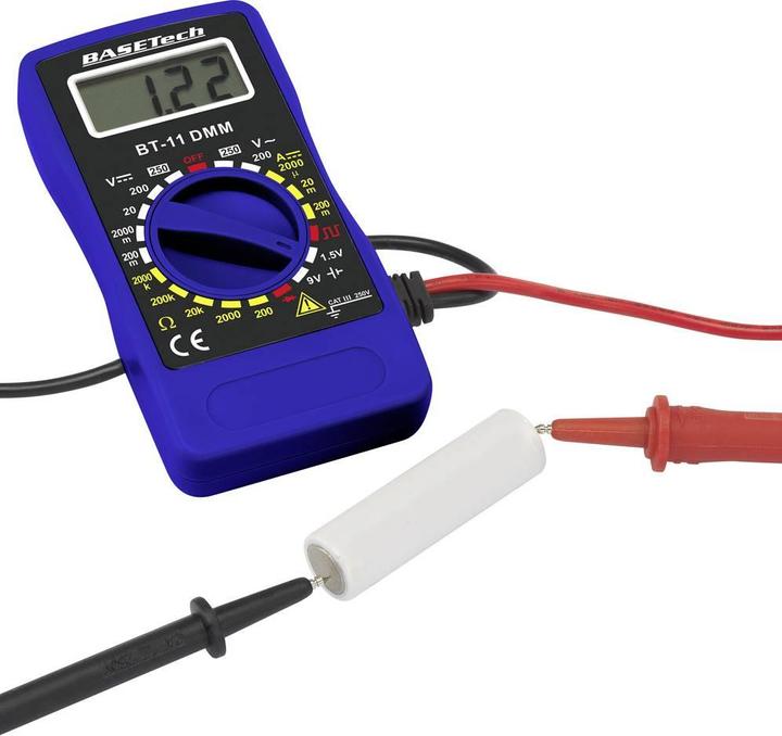 Actual product image Basetech Hand multimeter digital BT-11 (CAT III 250V)