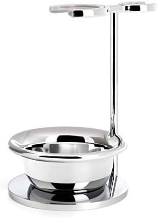 Actual product image Mühle Shaving set, 4-piece with bowl, shaving brush with pure badger hair, 5-blade razor