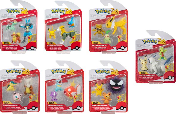 Actual product image Jazwares Pokémon Battle Figure Set ass Wave