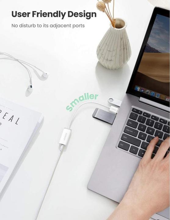 Actual product image Ugreen USB Stereo Audio Adapter (USB)