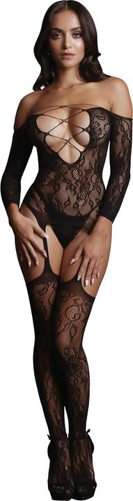 Image du produit Le Désir Bodystocking Criss Cross Neck (Taille unique)
