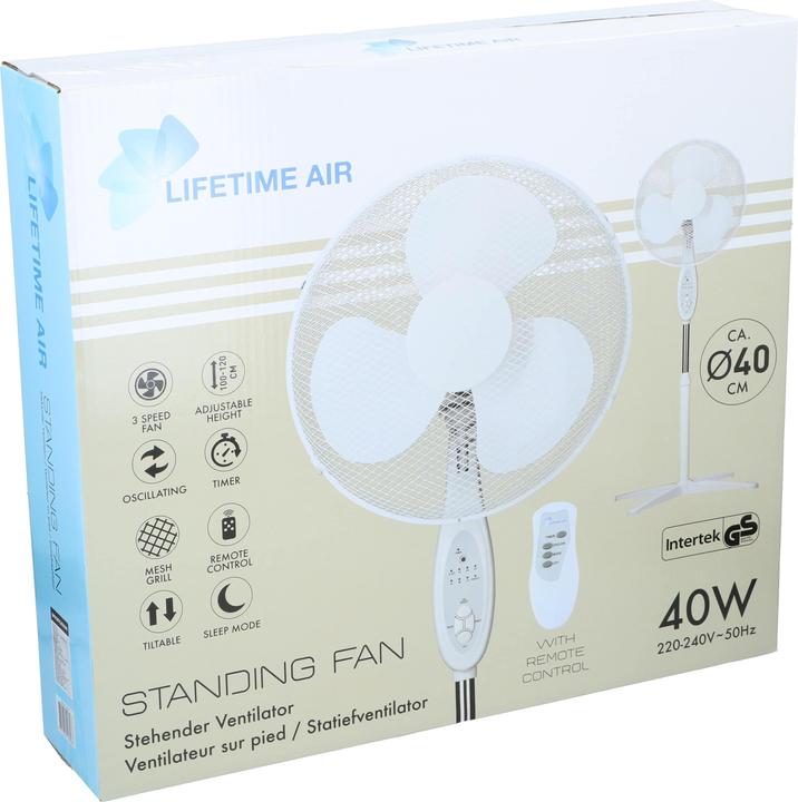 Actual product image Lifetime Air Fan standing 230V 40cm 40W RC