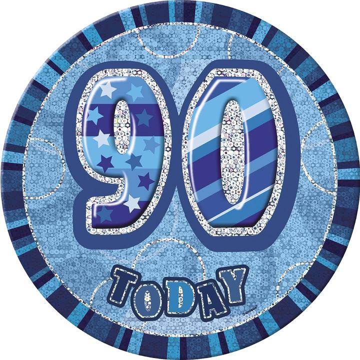 Produktbild Unique Party Glitzer PartyButton 90. Kunststoff