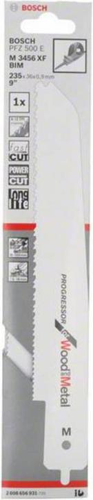 Actual product image Bosch Professional Zubehör Sabre saw blade M 3456 XF for Bosch multi-saw PFZ 500 E