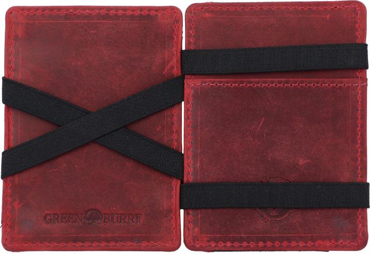 Actual product image Greenburry Vintage Magic wallet RFID leather 10 cm