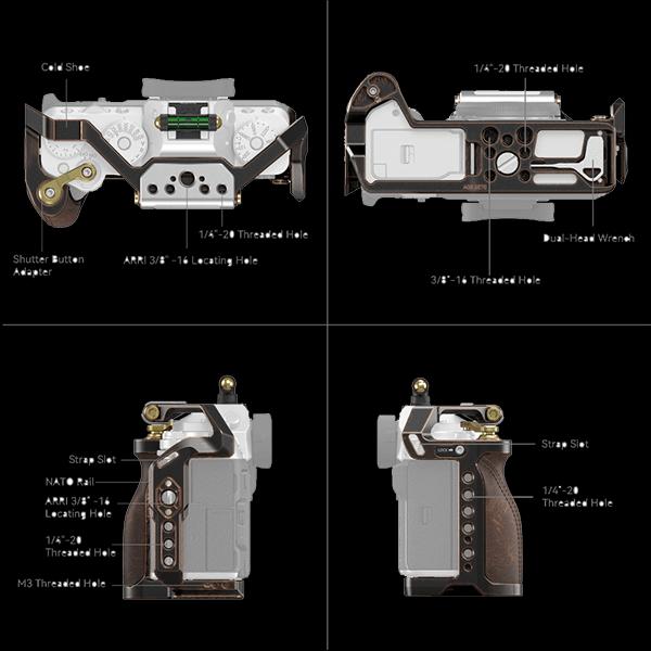 Produktbild SmallRig 3872 Retro Handheld Cage Kit für FUJIFILM X-T5 (Neuheit) (Cage)