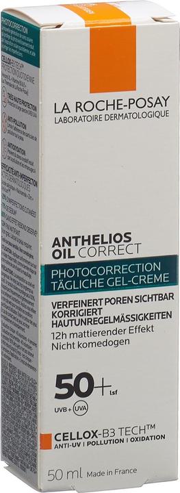 Actual product image La Roche Posay Anthelios Oil Correct Crème spf50+ 50ml (Sun cream face, SPF 50+, 50 ml, 94 g)