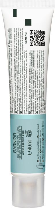 Image du produit Garnier Pure (Crème solaire, SPF 50+, 40 ml, 60 g)