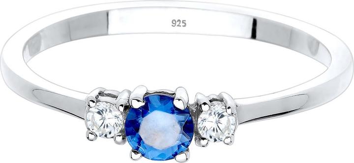 Actual product image Elli Ring Engagement Ring Zirconia 925 Sterling Silver (54, 925 Silver)
