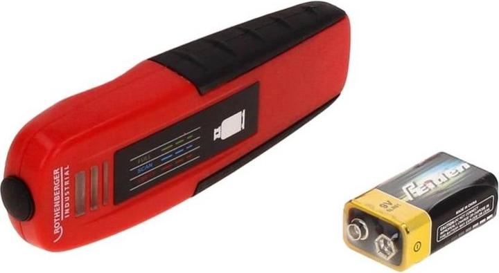 Produktbild Rothenberger RoGasfüllstandmessgerät Gasfüllmessgerät ( 1500003369 ) + Batterie für 5 kg