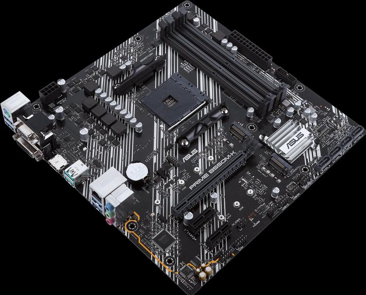 Actual product image ASUS PRIME B550M-K (AM4, AMD B550, mATX)