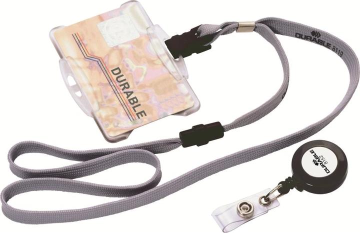 Produktbild Durable Ausweishalter mit Clip für 1 Betriebs-/ Sicherheitsausweis