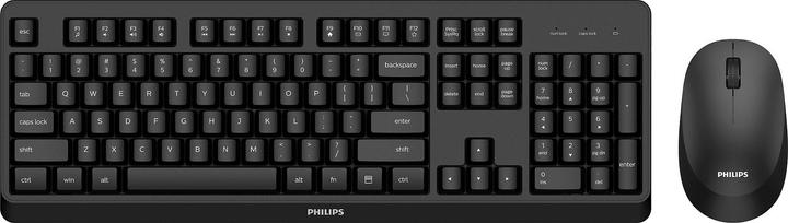 Produktbild Philips 3000 series SPT6307BL/00 keyboard Mouse included RF Wireless Black (Eng. Int., Kabellos)