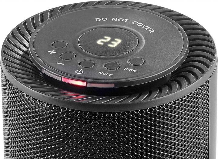Productafbeelding Carlo Milano Digitale keramische tafelventilator met oscillatie (1200 W)