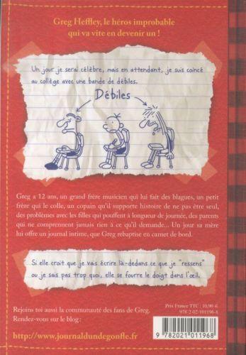 Produktbild Journal d'un dégonflé 01. Carnet de bord de Greg Heffley (Französisch, Jeff Kinney, 2013)