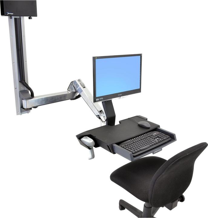 Produktbild Ergotron Sv Sit Stand Combo Arm Extende (Wand, 17")