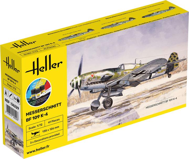 Image du produit Heller STARTER KIT Messerschmitt Bf 109 K-4