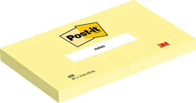Actual product image Post-it Sticky Notes Standard 655 yellow 12 pads (127 x 76 mm)