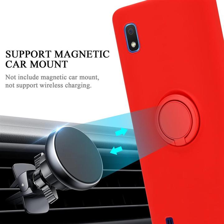 Actual product image Cadorabo TPU Liquid Ring Silicone Case Cover (Samsung Galaxy A10, HTC One M10)