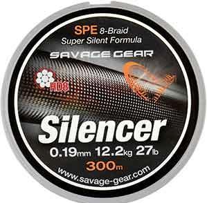 Image du produit Savage Gear SG HD8 Silencer Braid 300m 0.28mm 38bs 17kg Green (17 kg)