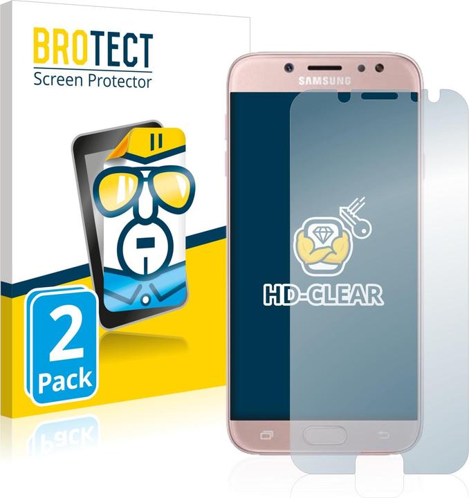 Actual product image BROTECT Screen Protector Clear (2 Piece, Samsung Galaxy J7 2017)