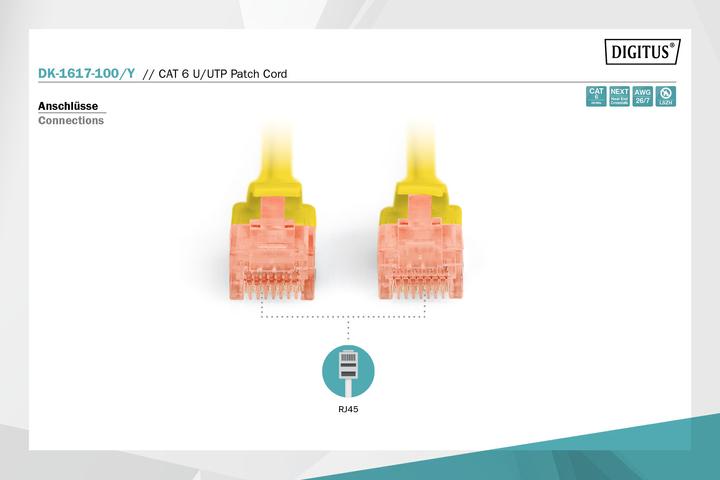 Immagine prodotto Digitus Cavo di rete (U/UTP, CAT6, 10 m)