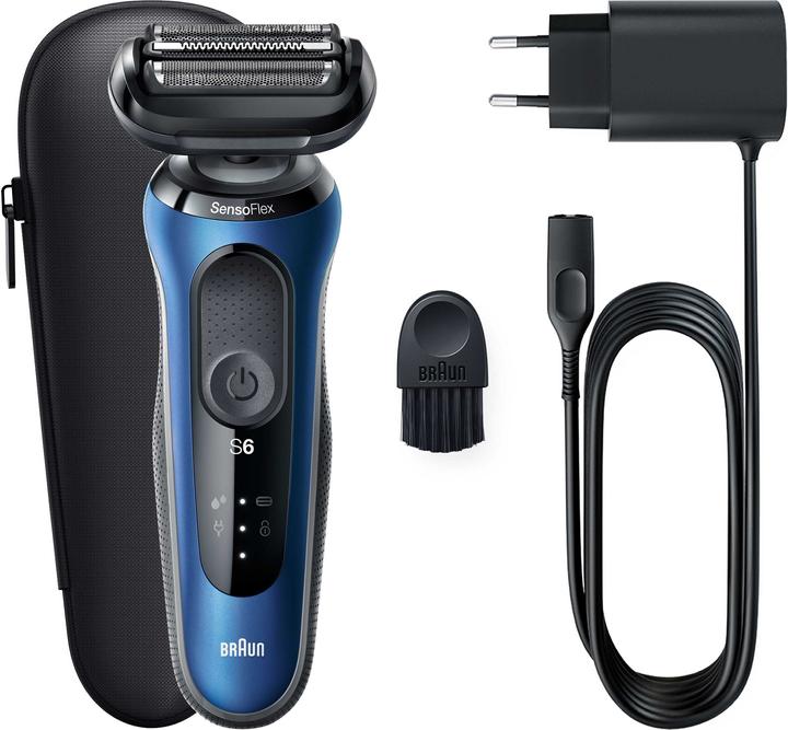 Braun Series 6 61-B1000s Foil shaver Black, Blue